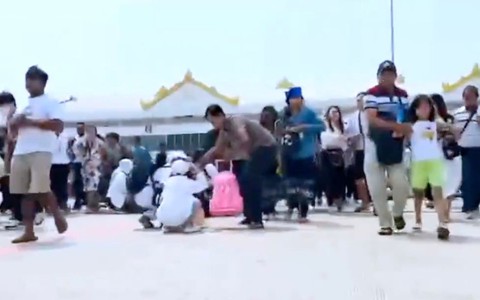 Thảm họa động đất ở Myanmar: Tháp không lưu sân bay bị sập, nạn nhân nằm la liệt ở bệnh viện
