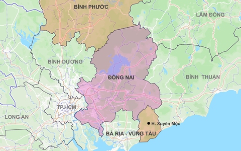 Sau sáp nhập Đồng Nai có biển không?