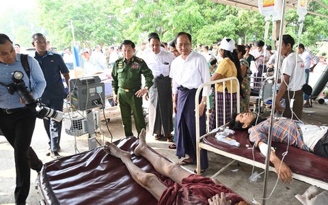 Myanmar kêu gọi viện trợ quốc tế, báo hiệu thương vong lớn do động đất