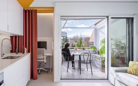 Hãy xem căn hộ nhỏ 40m2 ở Madrid này có những gì