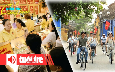 Điểm tin 18h: Giá vàng lên sát 101 triệu đồng/lượng; Nhộn nhịp lên tour dịp lễ 30-4