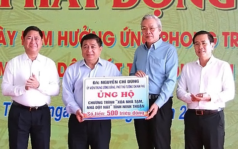Ninh Thuận phát động 90 ngày đêm xóa 1.000 nhà tạm, nhà dột nát