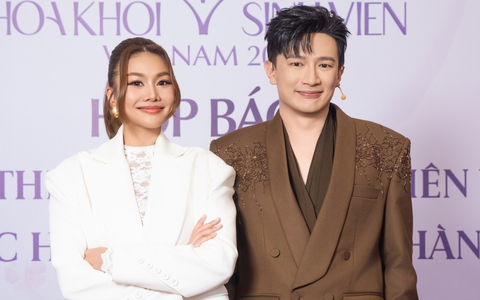 Thanh Hằng sánh đôi Dược Sĩ Tiến làm 'host' cho Hoa khôi Sinh viên Việt Nam