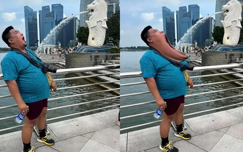 Nhờ dân mạng chỉnh dòng nước vô miệng và cái kết... á khẩu