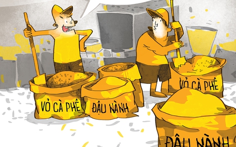 Cái tâm và cái tầm của người sản xuất cà phê trộn đậu nành