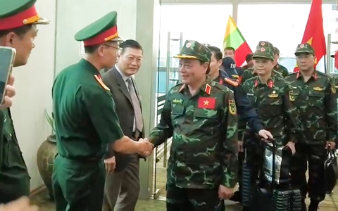 Đoàn cứu hộ Việt Nam gồm 106 người đã đến Myanmar