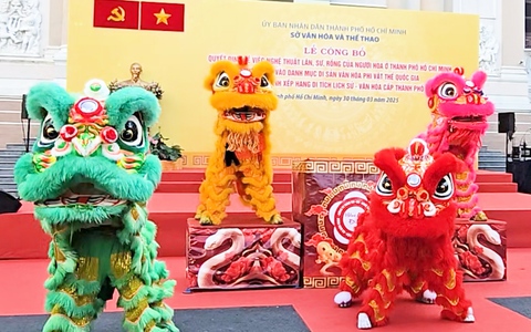 Đưa nghệ thuật lân sư rồng của người Hoa ở TP.HCM vào danh mục di sản văn hóa phi vật thể quốc gia