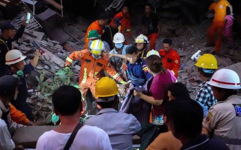 25 cán bộ công an cùng chó nghiệp vụ sắp đến Myanmar hỗ trợ khắc phục hậu quả động đất