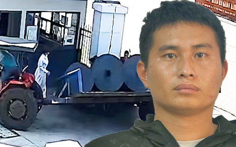 Khởi tố tài xế lái xe kéo làm ba cuộn vải bạt rơi đè chết bảo vệ