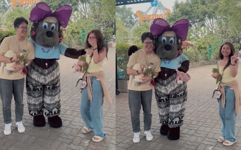 Cô gái bị mascot cướp bạn trai