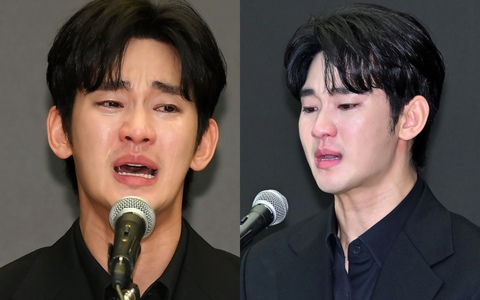 Màn khóc trong họp báo của Kim Soo Hyun đủ chuẩn đề cử trao giải
