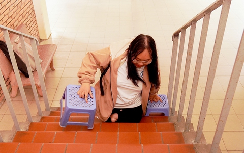 'Tôi mất đôi chân nhưng vẫn còn ý chí'