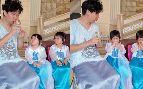 Bố hướng dẫn con gái cách để trở thành cô nàng thanh lịch