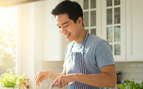 Bất ngờ vợ xung phong vào bếp nấu món ngon đãi chồng ngày 8-3