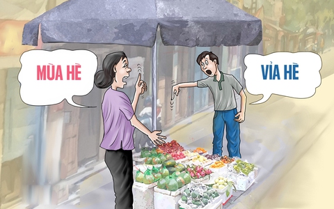 Mùa hè xung đột với vỉa hè