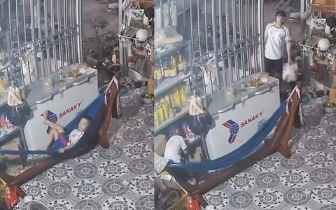 Khi mẹ dặn trông nhà không tiếp người lạ