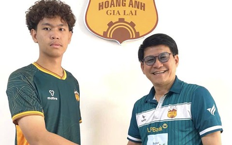 CLB Hoàng Anh Gia Lai có thủ môn Việt kiều Thái Lan 16 tuổi