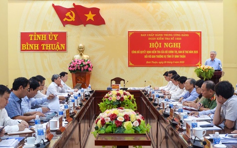 Bình Thuận dừng khảo sát tâm tư, nguyện vọng cán bộ trước sáp nhập