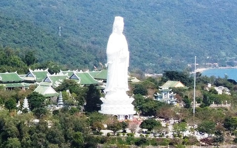 Chùa Linh Ứng nơi có tượng Bồ Tát Quán Thế Âm cao 67m sẽ là điểm nhấn du lịch tâm linh