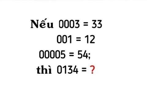 Kiểm tra IQ qua hai câu đố toán học