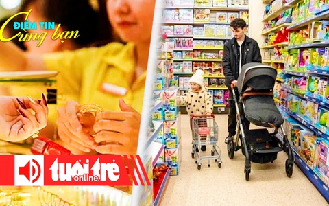 Điểm tin 18h: Giá vàng quay lại mốc 106 triệu đồng; Châu Âu siết tiêu chuẩn đồ chơi trẻ em