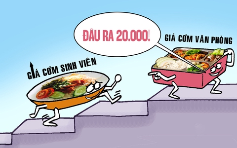 Cơm sinh viên 20.000 đồng đã 'tuyệt chủng'?