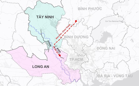 Long An nói thông tin trung tâm hành chính mới đặt tại Tây Ninh sau sáp nhập là 'không chính xác'