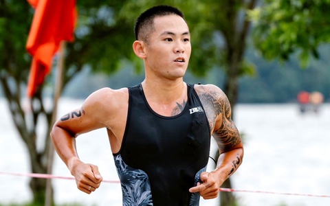 Lâm Quang Nhật phá kỷ lục tại Giải vô địch triathlon Việt Nam 2025