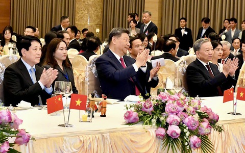 Chiêu đãi trọng thể chào mừng Tổng Bí thư, Chủ tịch nước Trung Quốc Tập Cận Bình