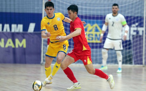 Sau chiến thắng, tuyển futsal Việt Nam tiếp tục cầm hòa đội hạng 7 thế giới