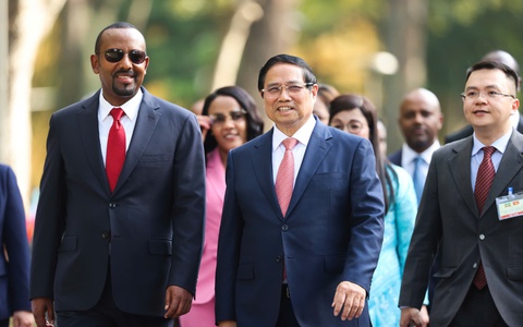 Đón Thủ tướng Ethiopia thăm Việt Nam, thúc đẩy quan hệ với nền kinh tế lớn nhất Đông Phi
