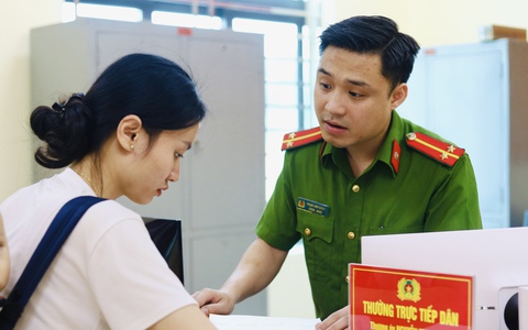 Miễn phí cấp đổi căn cước công dân khi sáp nhập địa giới hành chính