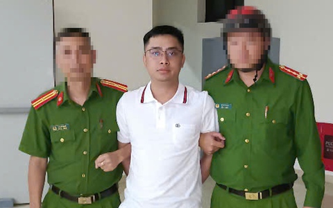 Hình ảnh bắt Bùi Đình Khánh, tay buôn ma túy bắn một công an hy sinh