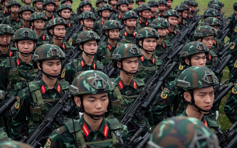 Ngày mai, lực lượng phục vụ diễu binh dịp 30-4 của Bộ Quốc phòng sẽ hành quân vào Nam