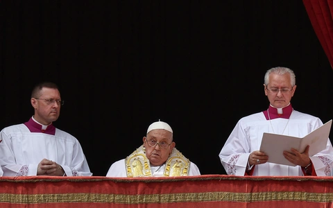 Giáo hoàng Francis xuất hiện tại thánh lễ Phục sinh, kêu gọi hòa bình ở Gaza