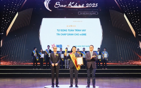 BIZ MBBank giành 3 giải Sao Khuê nhờ công nghệ AI và dữ liệu lớn