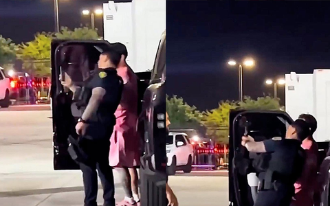 Lionel Messi sửng sốt khi hai cảnh sát Mỹ đến… xin selfie