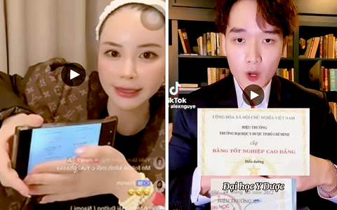 Xác minh vụ nghi dùng bằng tốt nghiệp giả quảng cáo làm đẹp trái phép