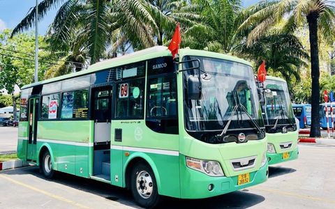 TP.HCM miễn vé đi lại tất cả các tuyến xe buýt trong ngày 30-4