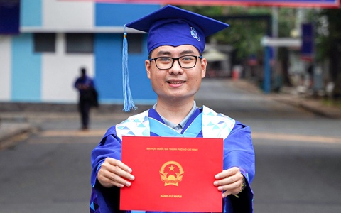 Nam sinh viên tốt nghiệp xuất sắc, đoạt huy chương vàng duy nhất Trường đại học Bách khoa