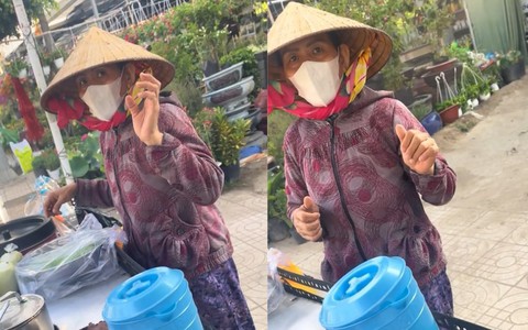 Thanh niên khiến cô bán sữa đậu nành đứng hình