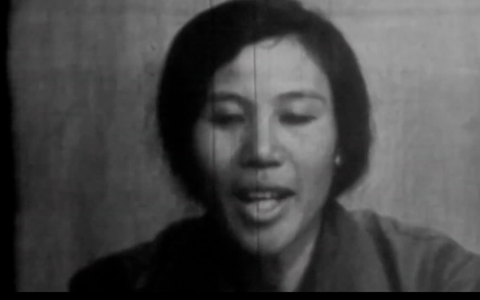 Xem lại video bà Hồ Mỹ Hạnh đọc bản tin chiến thắng trên Đài truyền hình Sài Gòn Giải Phóng