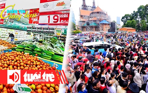 Điểm tin 8h: Siêu thị khuyến mãi sâu; App xe công nghệ lập nhiều điểm đón khách xem diễu binh