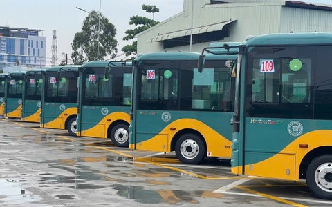 TP.HCM thêm buýt điện kết nối vào nhà ga T3 Tân Sơn Nhất