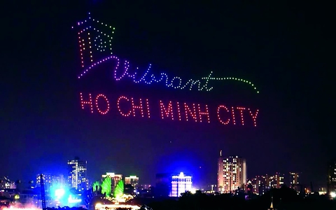 Tối nay, tổng duyệt trình diễn 10.500 drone trên sông Sài Gòn, người dân đứng đâu xem rõ nhất?