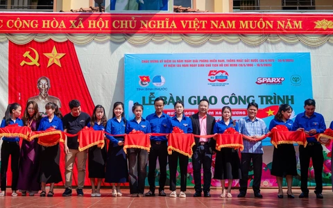 C.P. Việt Nam đồng hành cùng dự án 'nước sạch trao em'
tại tỉnh Bình Phước