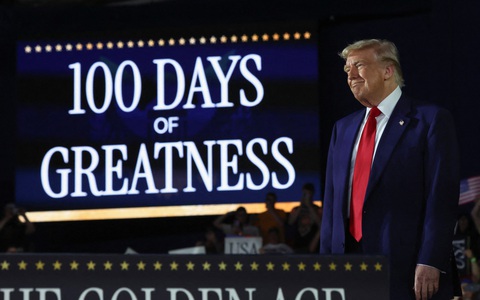 Tổng thống Trump đến Michigan 'khoe' thành tựu 100 ngày tại nhiệm giữa lo ngại về kinh tế