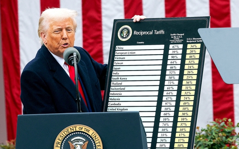 Ông Trump đánh thuế đối ứng các nước dựa trên công thức nào?