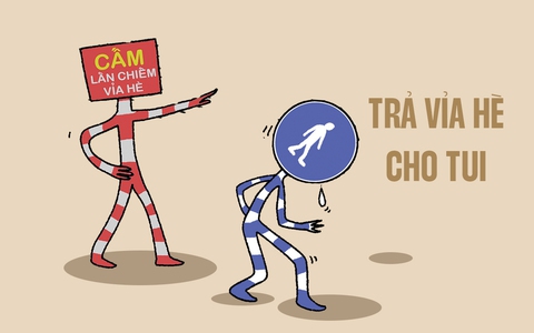 Trả vỉa hè cho tui đi!