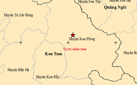 Trưa nay, Kon Tum lại xảy ra 6 trận động đất liên tiếp